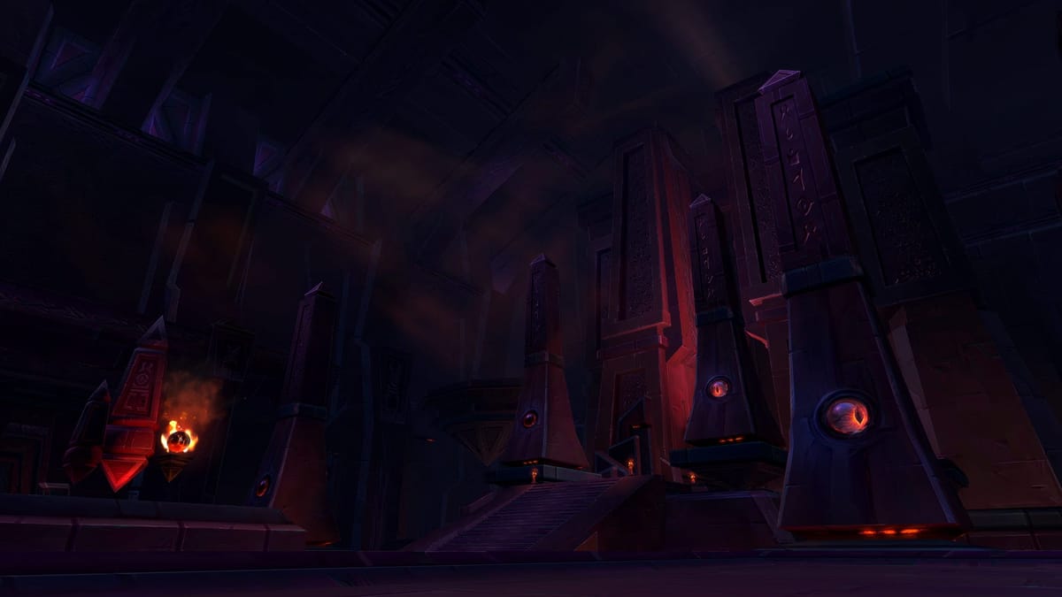 Ny'alotha - one of the most impressive looking raid interiors in WoW and still one of my favourites